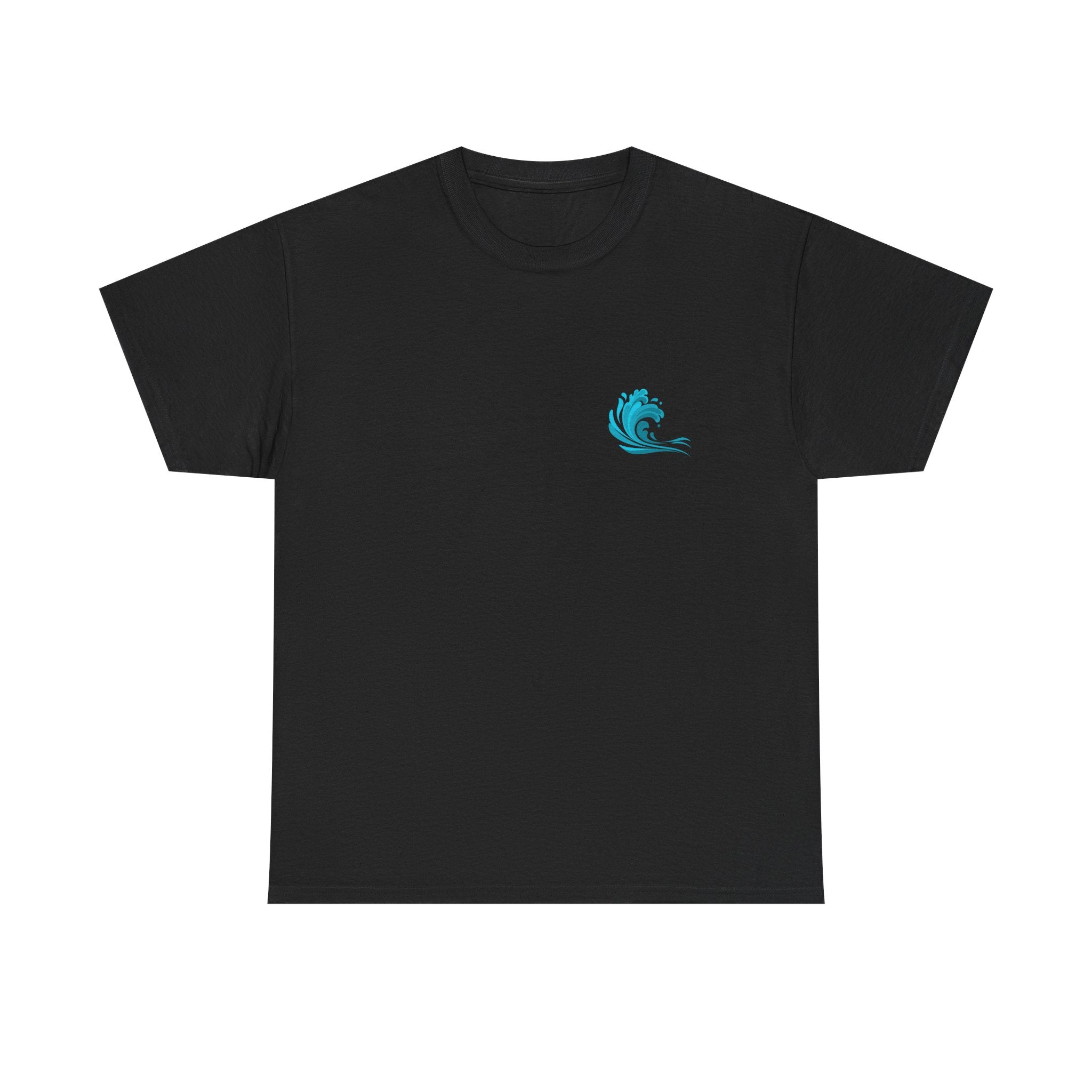 Waimea Bay Wave T-Shirt — Blue Surf Graphic Tee