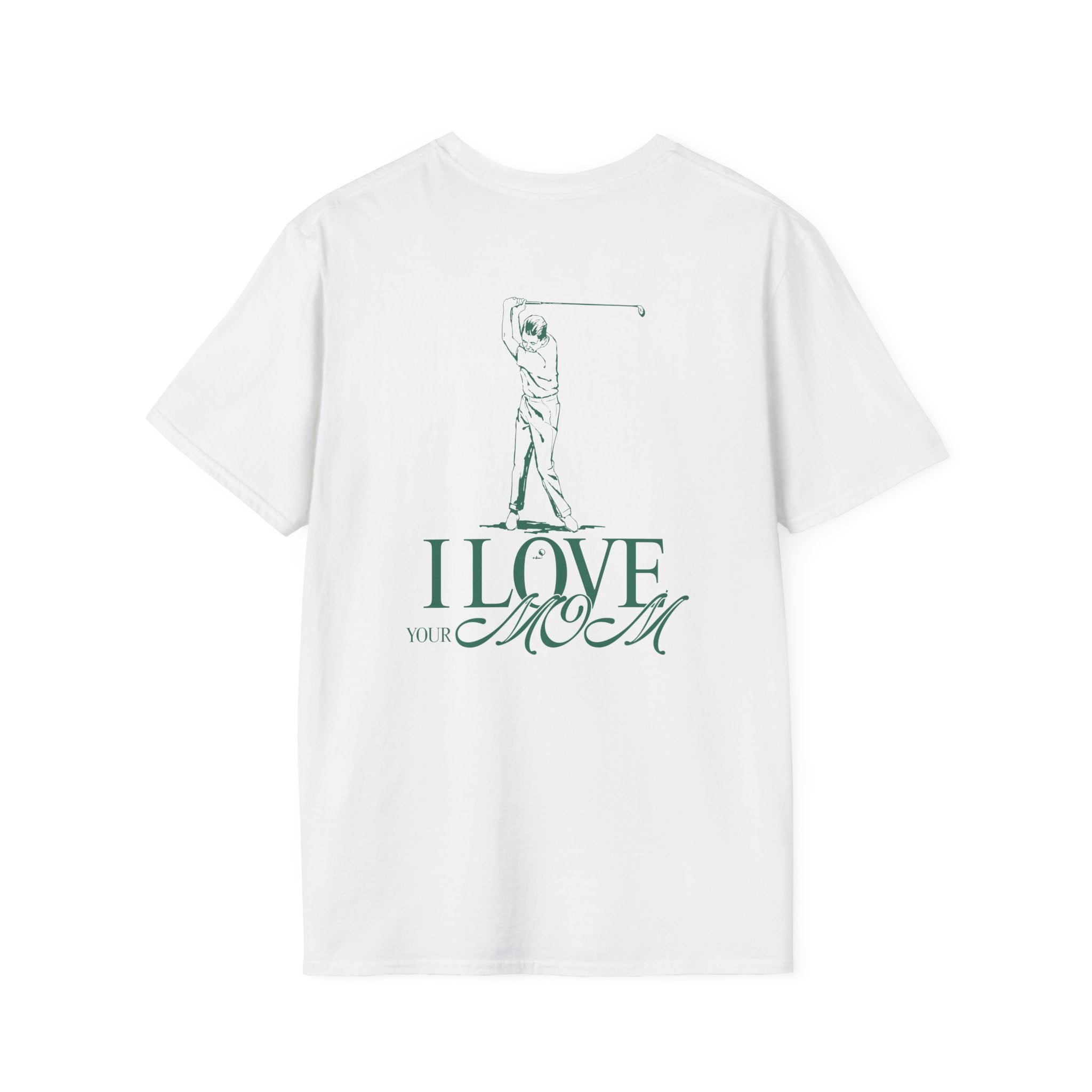 Golf 'I Love Mom' T-Shirt — Women's Golf Mom Tee, Mother's Day Gift