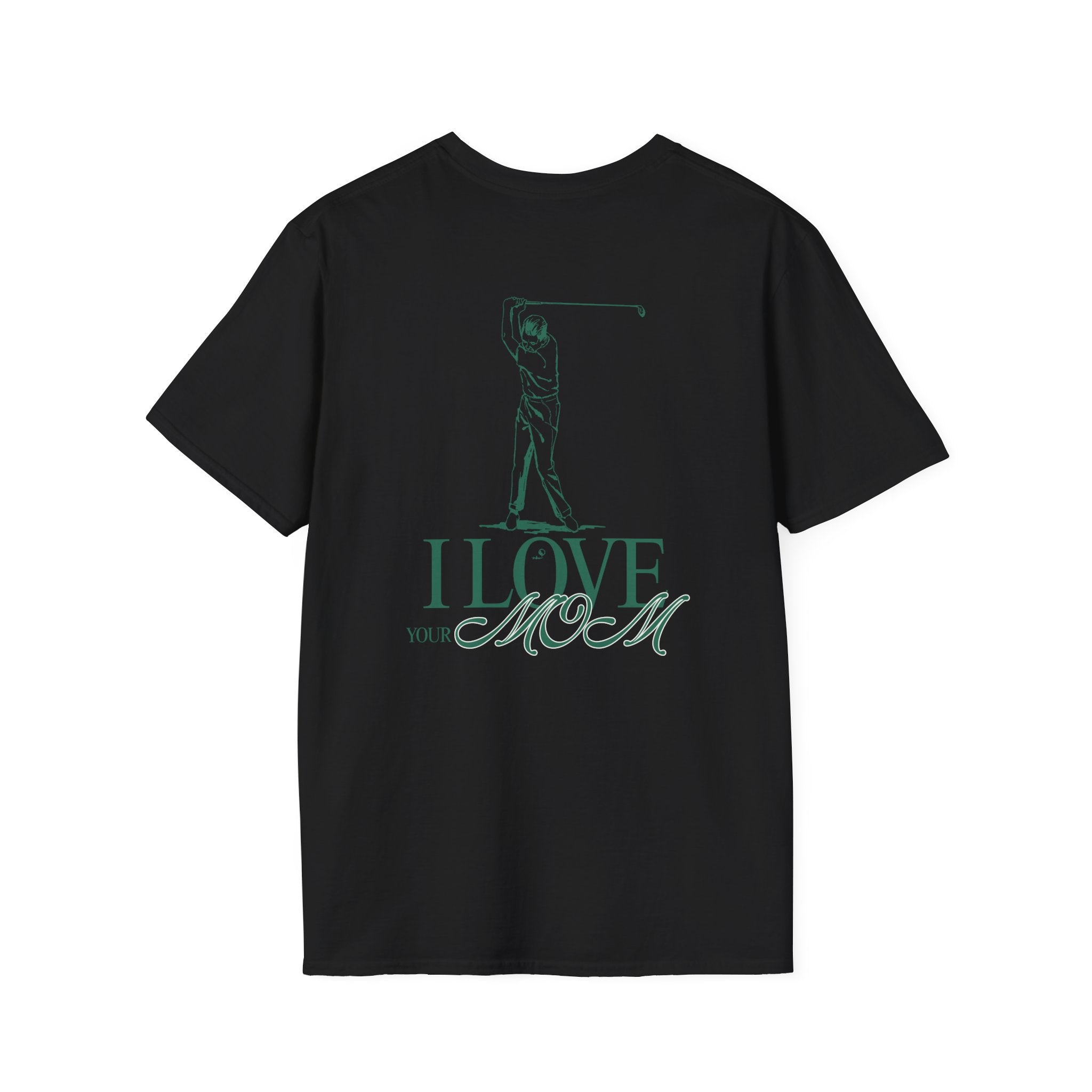 Golf 'I Love Mom' T-Shirt — Women's Golf Mom Tee, Mother's Day Gift