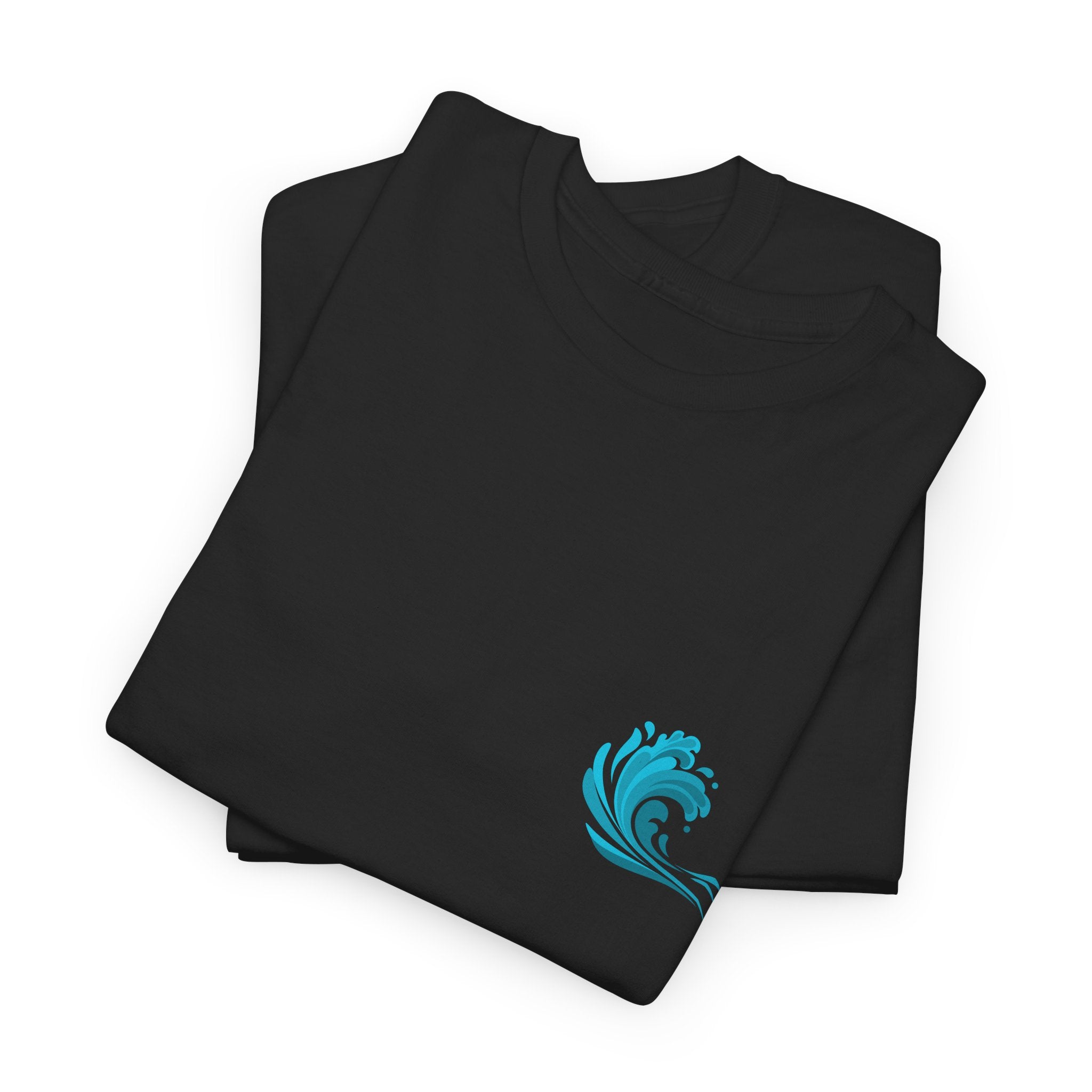 Waimea Bay Wave T-Shirt — Blue Surf Graphic Tee