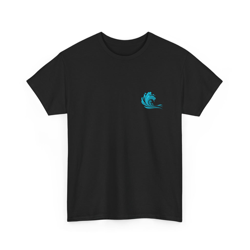 Waimea Bay Wave T-Shirt — Blue Surf Graphic Tee