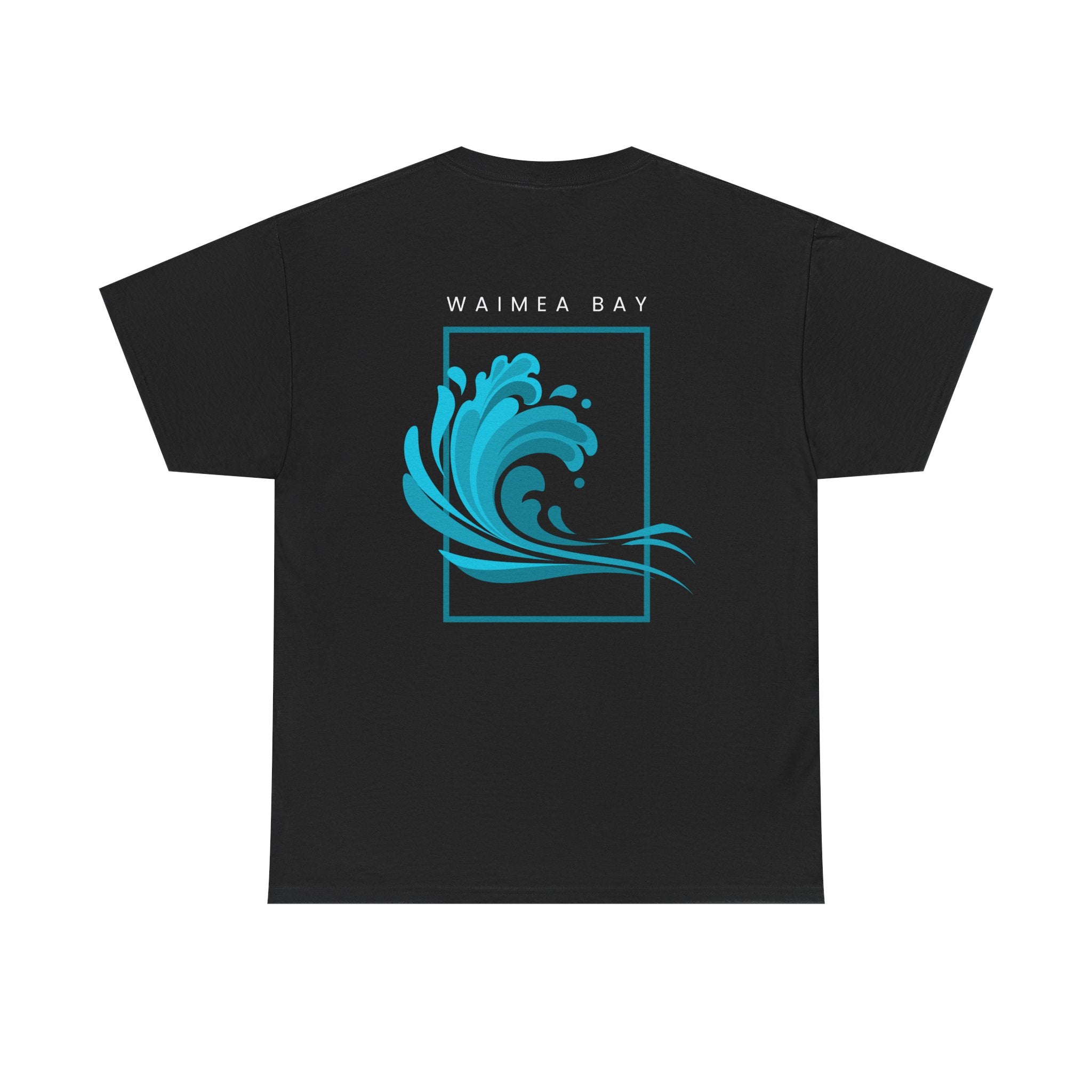 Waimea Bay Wave T-Shirt — Blue Surf Graphic Tee