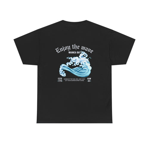 Enjoy the Wave Graphic Tee — Surf-Inspired Ocean Waves T-Shirt